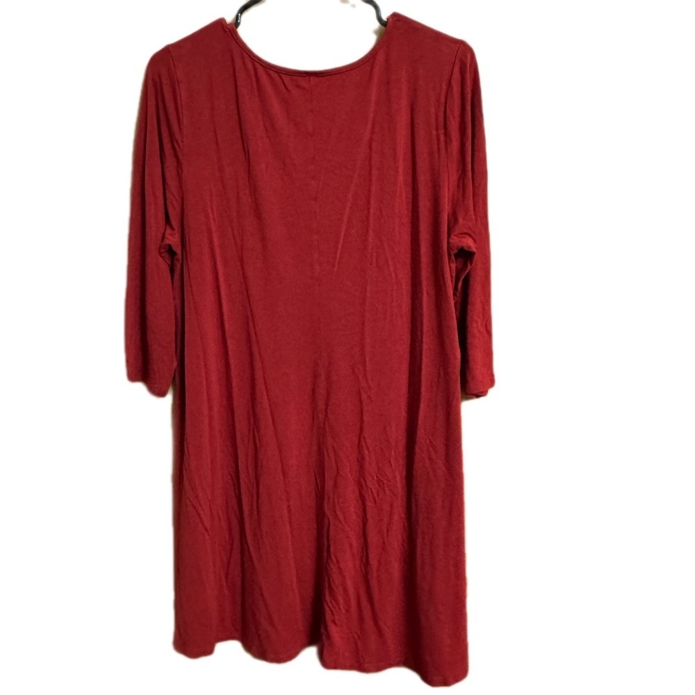Deep Red Women's Tunic Top size - Picture 2 of 6